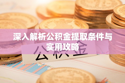 璧山深入解析公积金提取条件与实用攻略