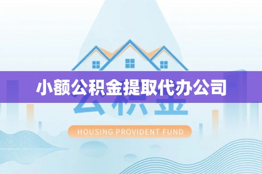 璧山小额公积金提取代办公司